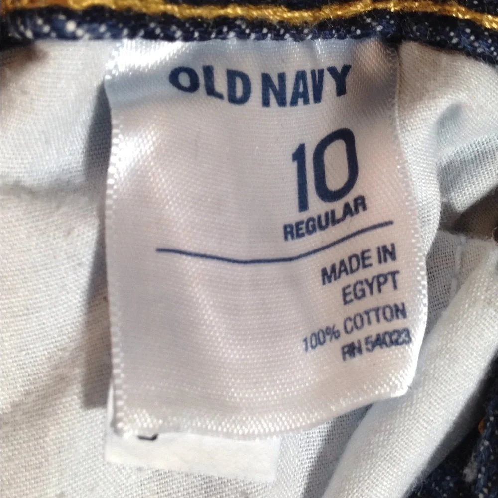 FINAL MARKDOWN Girl's Old Navy Skinny Dark Rinse Blue Jeans 10